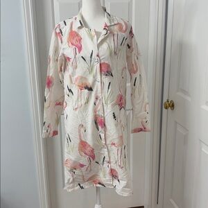 Annie Selke Pine Cone Hill Night Shirt sz Small 
L: 32". P2P: 17.5"